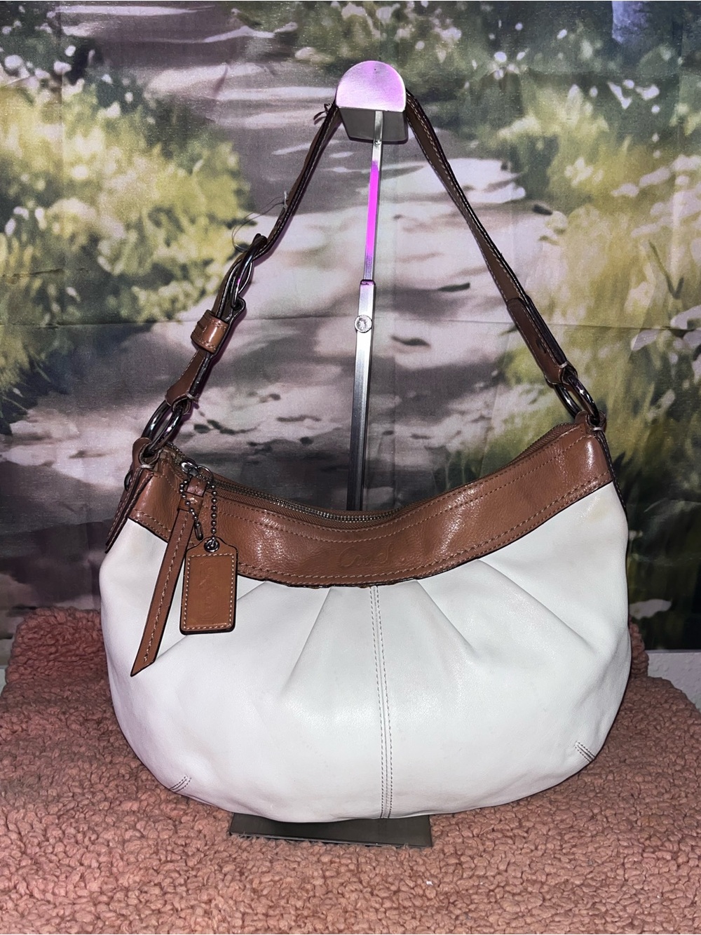 Coach vintage Soho pleated leather hobo bag F13730